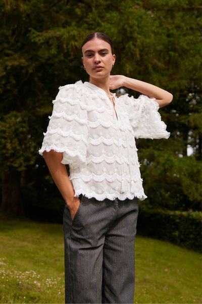 Fiorella blouse ( 7481 ) Rue de Femme - kun  large