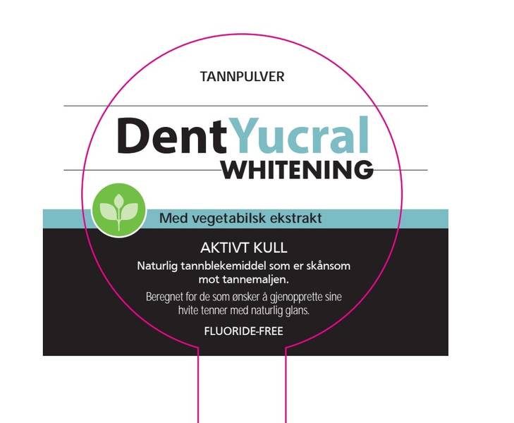 Dent YUCRAL whitening - tannpulver