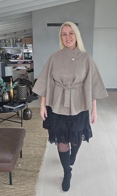 Hovedbilde No&euml;lle Cape - mocha - kun s/m