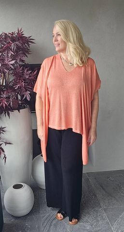 Hovedbilde SOLENA LUREX CARDIGAN ( dp13034 ) - orange