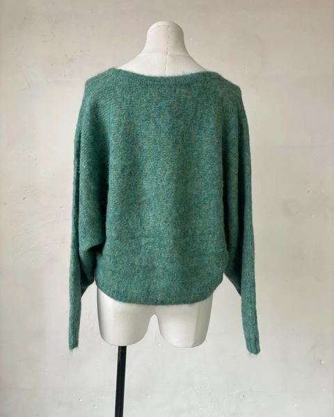 AMELIE CARDIGAN (RM5052) ONE SIZE - Sea Green - ca 25. august levering