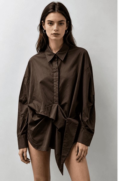 Velisse Shirt (6809) Choco - ca 25. august levering