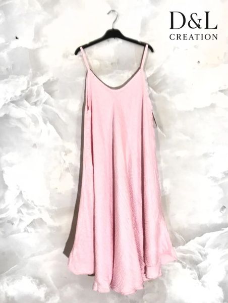 Bellagio Strap Dress (xdj25088 ) - nude pink