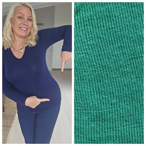 Hovedbilde Secret Long Sleeve – V-neck - emerald green ...