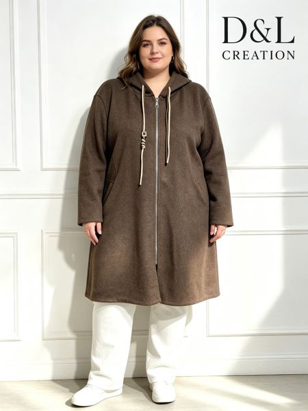 OLINE HOODED JACKET&nbsp;(ns9833) - chocolat