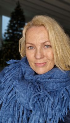 Hovedbilde ROSENVINGE - SJAL I MOHAIRMIX - duebl&aring;