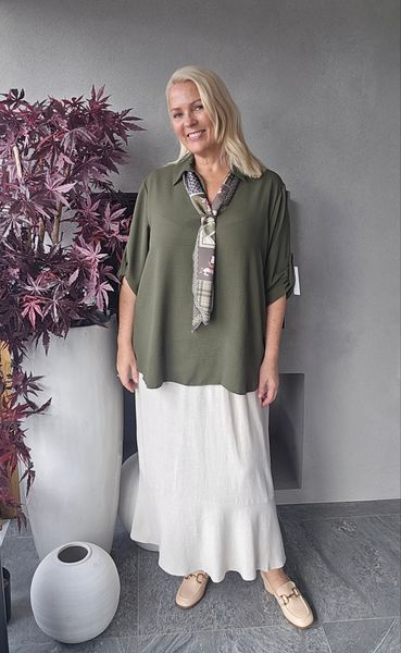 SCARLA Blouse Set ( 2947 ) - kaki
