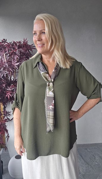 SCARLA Blouse Set ( 2947 ) - kaki