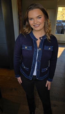 Hovedbilde Am&eacute;lie Cardigan - marine