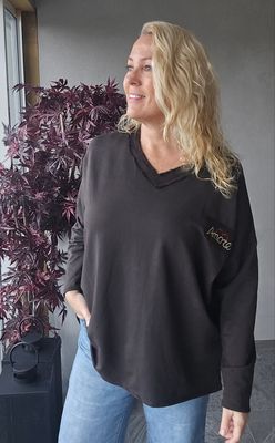 Hovedbilde AMORE LOUNGE TOP - chocolat