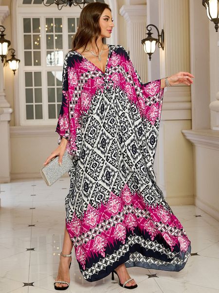 AND&Uacute;JAR KAFTAN – FUCHSIA MIX