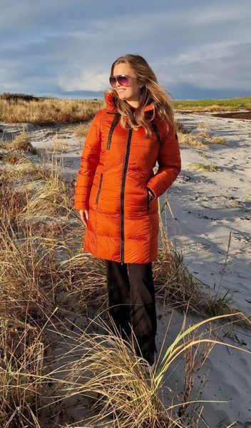 SPORTY DUNJAKKE -( Normann 8523 ) - cinnamon - kun 34, 36, 40, 