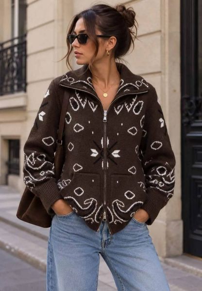 TINDRA CARDIGAN ( lu2530-2006 ) - brown - levering ca. 16 okt