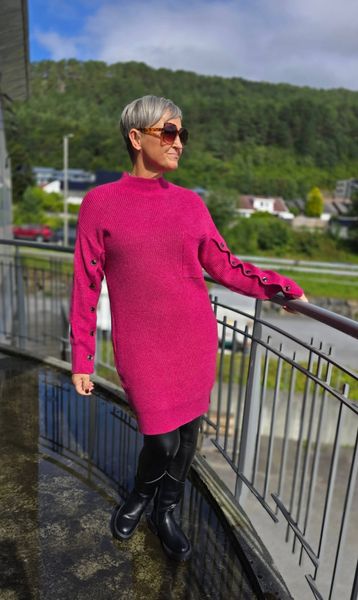 DAKOTA KNIT DRESS - Pink - (2330-3422) 
