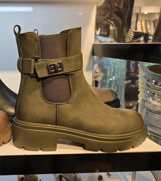 AVA ANKLE BOOT ( am7536 ) army green