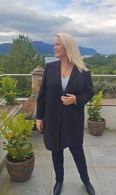 Hovedbilde AVA LONG BLAZER - black - ca.15 sept.levering