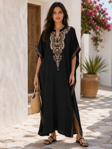 Hovedbilde C&oacute;rdoba Kaftan – Black & Gold - 