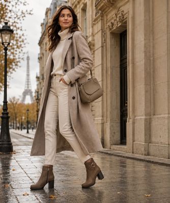 Hovedbilde  ELORA BOOTS (HL-32) - khaki ( lys brun )