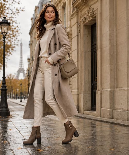  ELORA BOOTS (HL-32) - khaki ( beige )