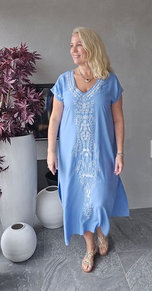 MARMARIS KAFTAN – BLUE & WHITE 