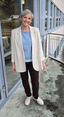 Hovedbilde ALINE PANTS - dark brown 