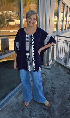 Hovedbilde Paros Short Kaftan - blue