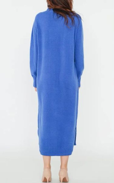 MIRA KNIT DRESS - Blue - (6001-2012) - LEVERING CA. 25 august