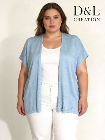 Hovedbilde SOLENA LUREX CARDIGAN ( dp13034 ) - sky blue