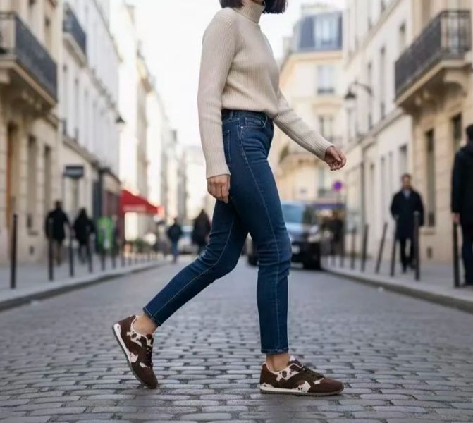 ZAVIRA SNEAKER ( 88-100 ) - brown