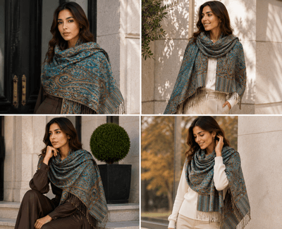 Hovedbilde Nayara Scarf (U01-D) - Chocolate & Brown