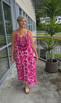 Hovedbilde TAURO LONG DRESS – pink 