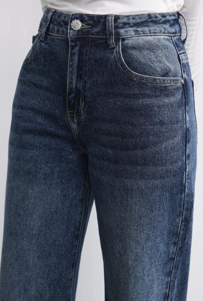 ZOE GLITTER JEANS ( st1148-1) – Dark Blue