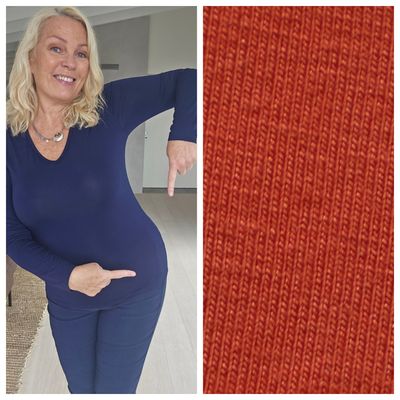 Hovedbilde Secret Long Sleeve – V-neck - coral - ca.1 ...