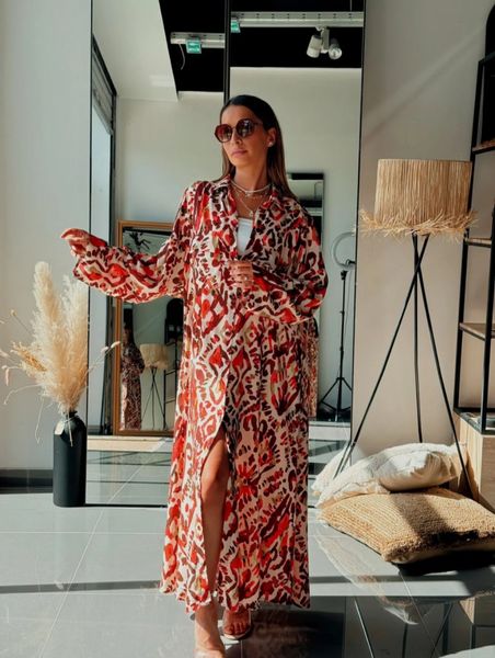 ELARA SHIRT DRESS ( atn001-oo1 ) - orange 