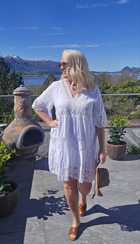 Hovedbilde Capri Boho Dress ( yf85658) white