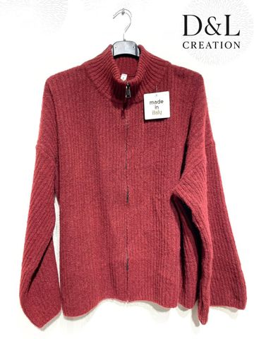 Hovedbilde EIRA ZIP KNIT CARDIGAN (ssh80055 ) - red