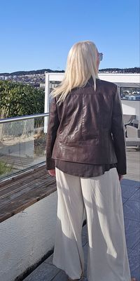 Hovedbilde Allegra Faux Leather Jacket - black - slutt april ...