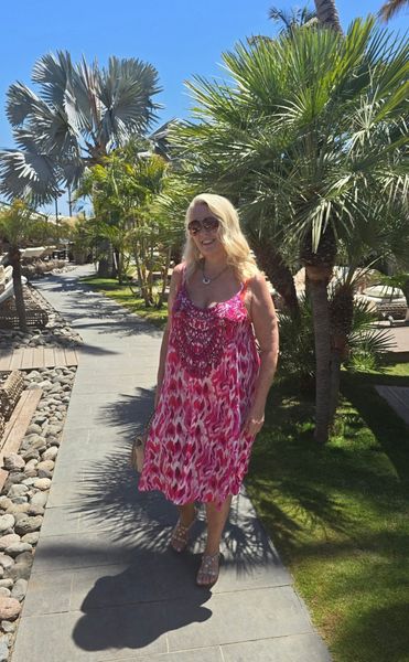 TAURO SHORT DRESS – pink 