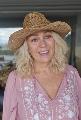 Hovedbilde THELMA STRAW HAT - khaki/camel