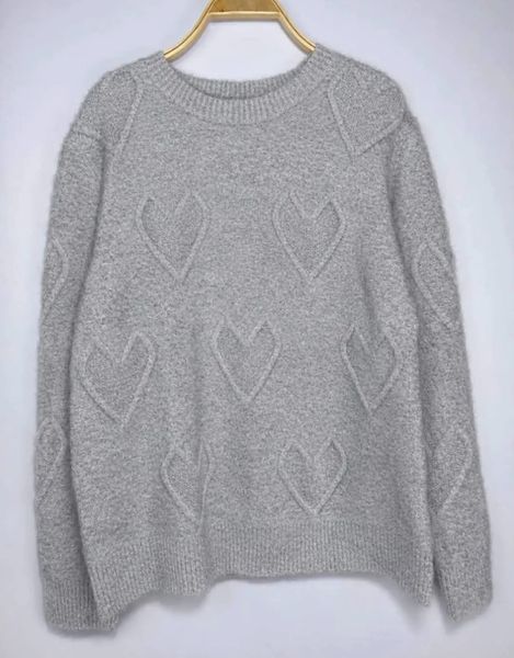 ARIELLE WOOL KNIT (1194) - Grey - ca. 25 august levering