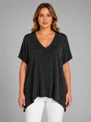 Hovedbilde SOLENA LUREX TOP ( dp13030 ) - black