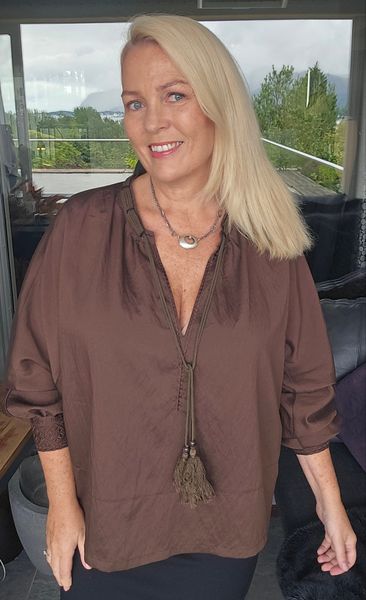 INCANTO BLOUSE - copper brown - ca.15 sept levering