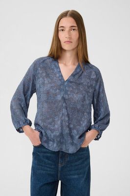Hovedbilde Addison Blouse - In Wear - Dotted Surface Blue
