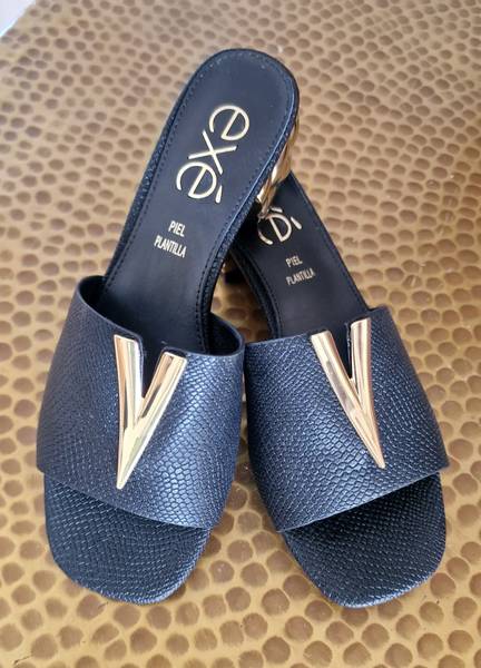 EXE SHOES - KATY (811 ) - SNAKE BLACK - str. 36, 37 