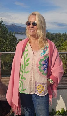 Hovedbilde Isolde Scarf - rosatoner