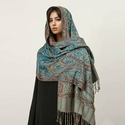 Hovedbilde Nayara Scarf (U01-D) - Chocolate & Brown