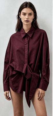 Hovedbilde Velisse Shirt (6809) Bordeaux - ca 25. august ...
