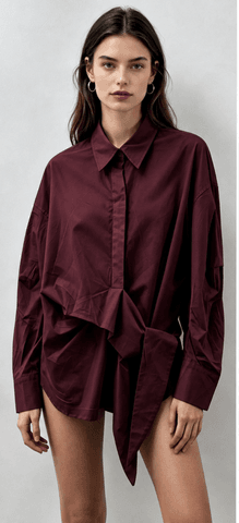 Hovedbilde Velisse Shirt (6809) Bordeaux - ca 25. august ...
