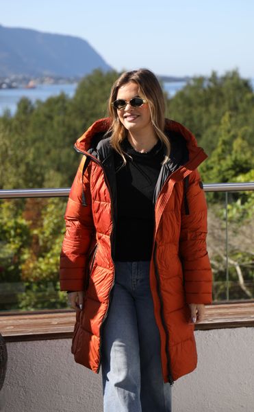 SPORTY DUNJAKKE -( Normann 8523 ) - cinnamon - kun 34, 36, 40, 
