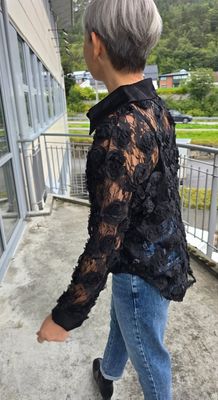 Hovedbilde NOLA FLOWER SHIRT (3158) - Black - 
